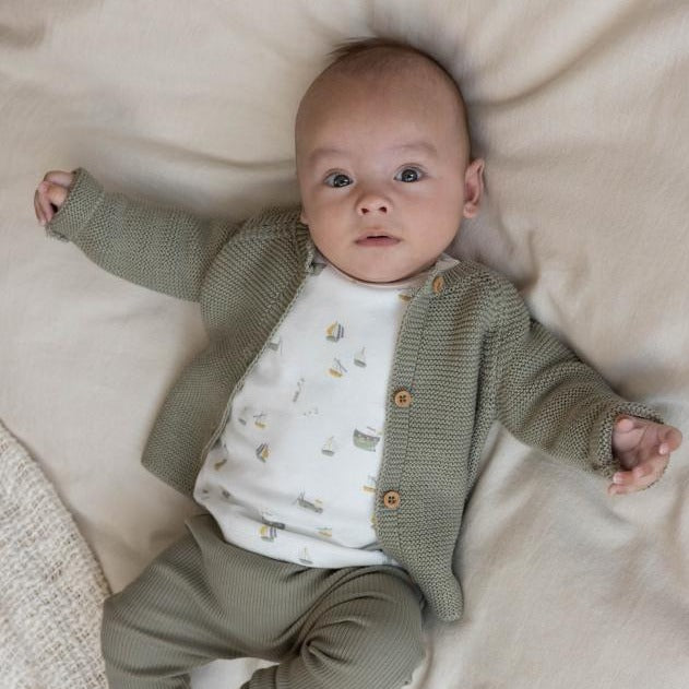 Little Dutch Vestje Knit | Olive