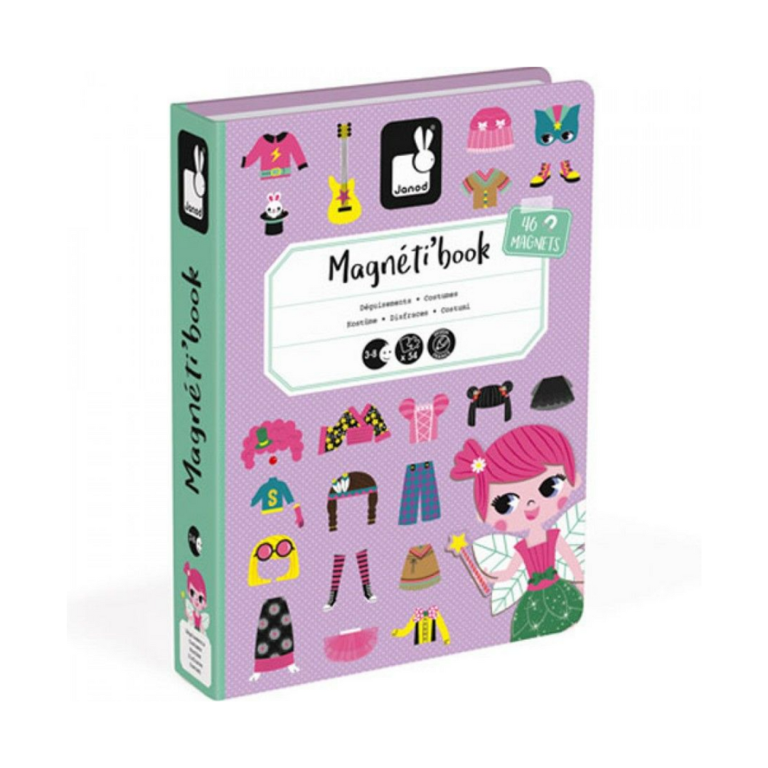 zzz Janod Magneti'Book Meeneem Magneetset | Verkleedfeest meisjes