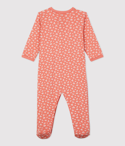 zzz Petit Bateau Baby Pyjama I Bloemenprint