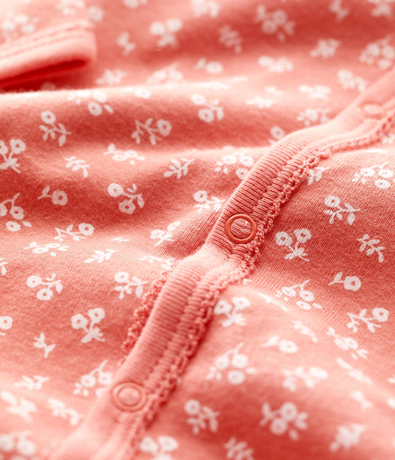 zzz Petit Bateau Baby Pyjama I Bloemenprint