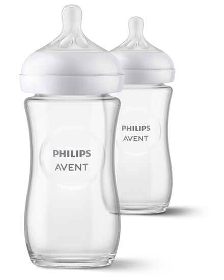 Avent Natural 3.0 Zuigfles SCY933/02 240ml | Glas Duo