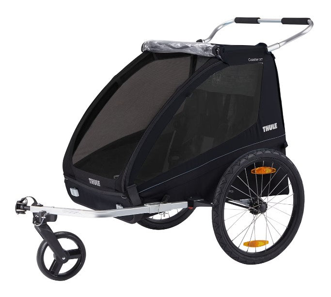 Thule Dubbelzit Fietstrailer Coaster XT | Zwart