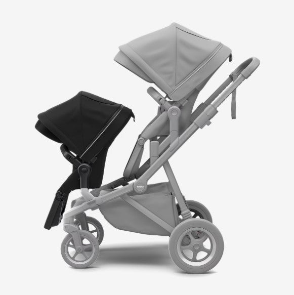 Thule Sleek Zitje Voor Dubbele Buggy | Midnight Black