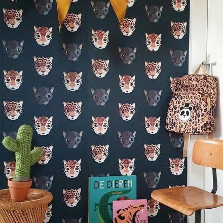 Studio Ditte Behangpapier | Panthera donker