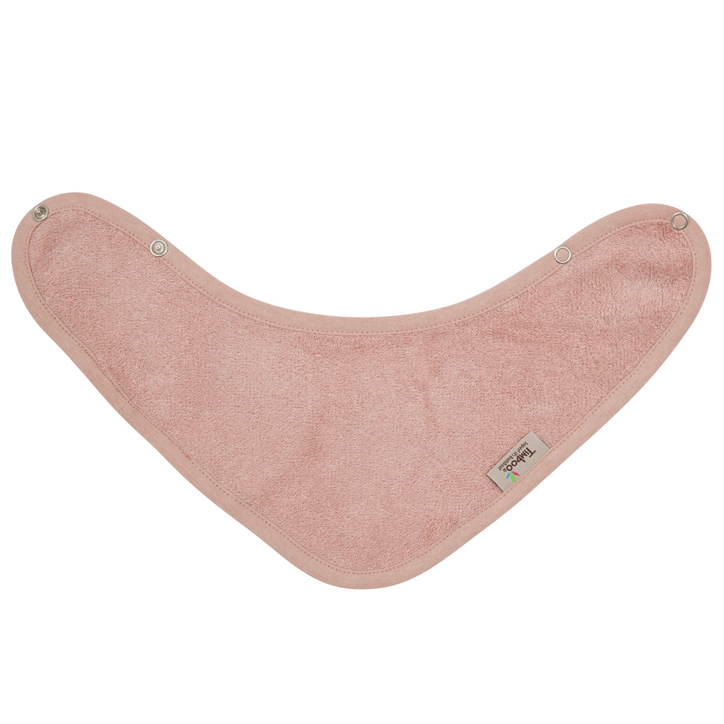 Timboo Bandana Slab Bamboe Kwijlsjaaltje | Misty Rose