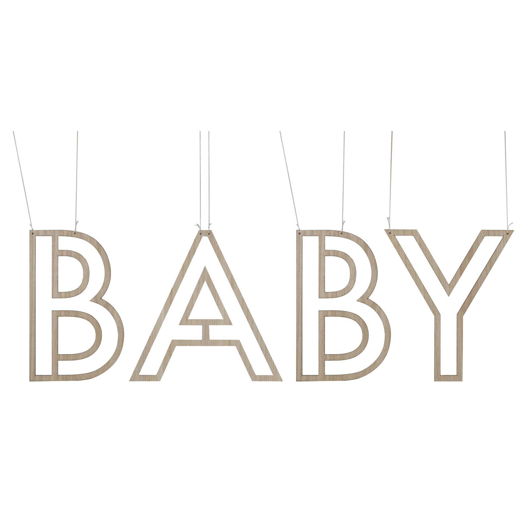 Ginger Ray Houten Hangdecoratie | Baby  *