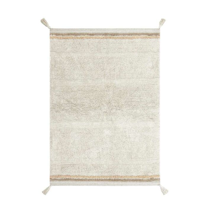 Lorena Canals machinewasbaar Tapijt 90x130cm | Bloom Natural