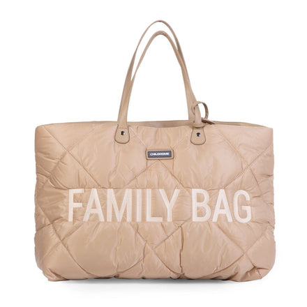 Childhome weekendtas XL Family Bag Gewatteerd | Beige