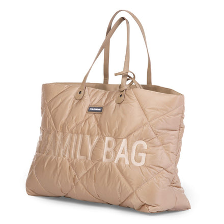 Childhome weekendtas XL Family Bag Gewatteerd | Beige