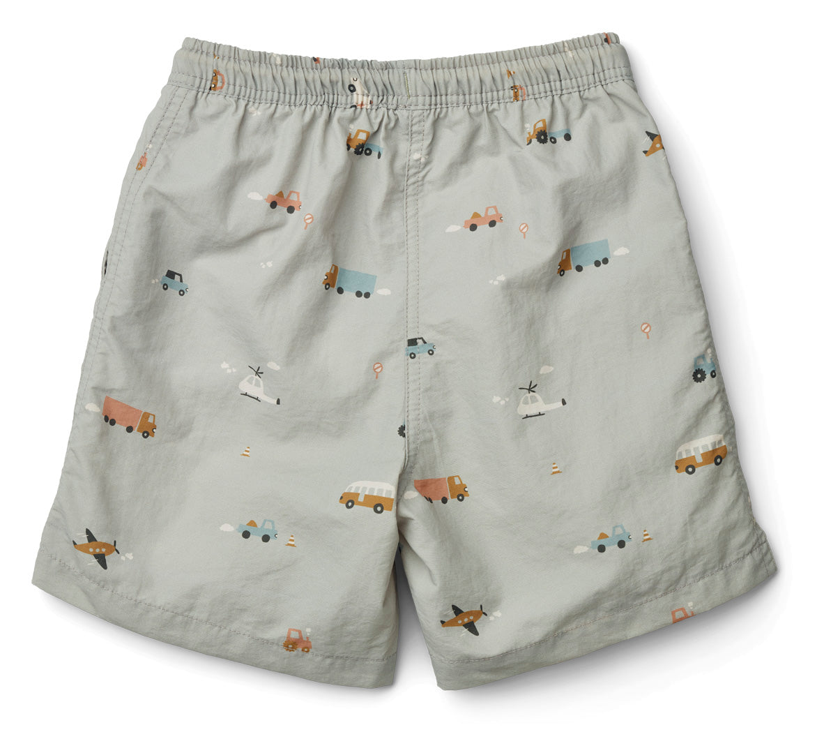 Liewood Per Board Shorts | Vehicles/ Dove Blue Mix*