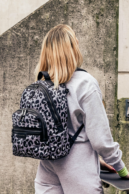 Tiba + Marl Elwood Backpack | Mono Leopard