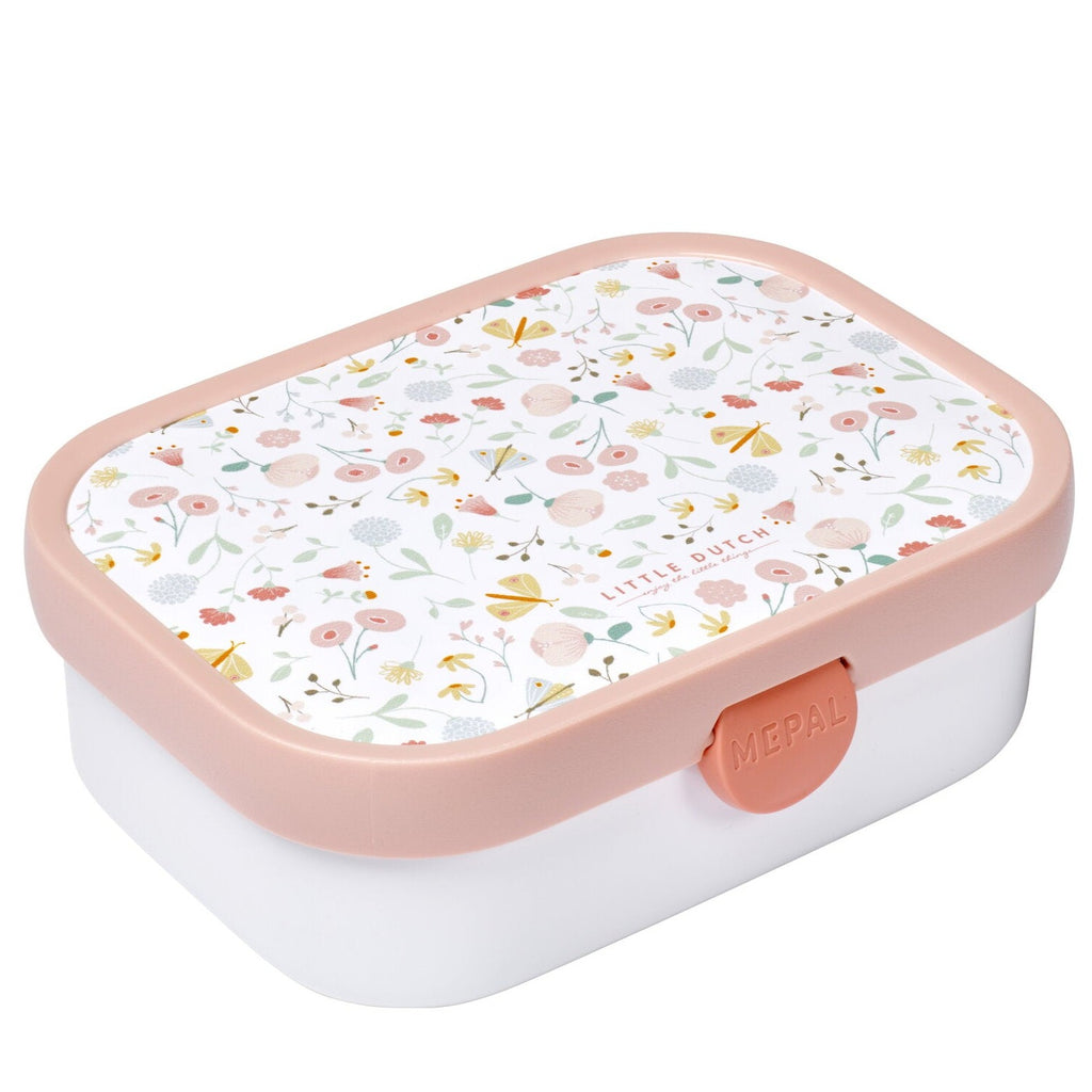 Mepal Little Dutch Lunchbox Campus Met Vakjes | Flowers & Butterflies