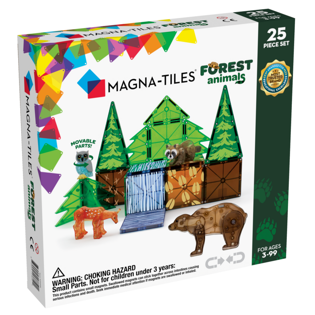 Magna-Tiles Forest Animals | 25-Piece Set