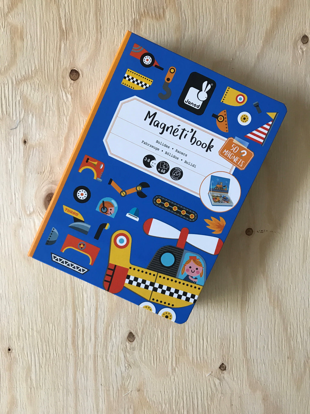 Janod Magneti'Book Meeneem Magneetset | Racers