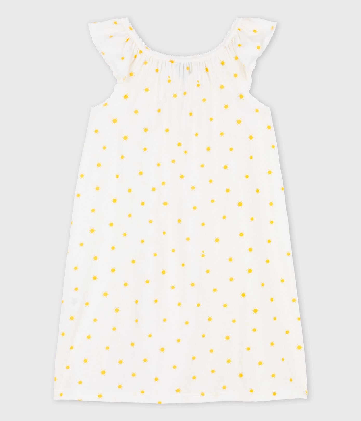 zzz Petit Bateau Nachthemd Korte Mouwen Sunshine