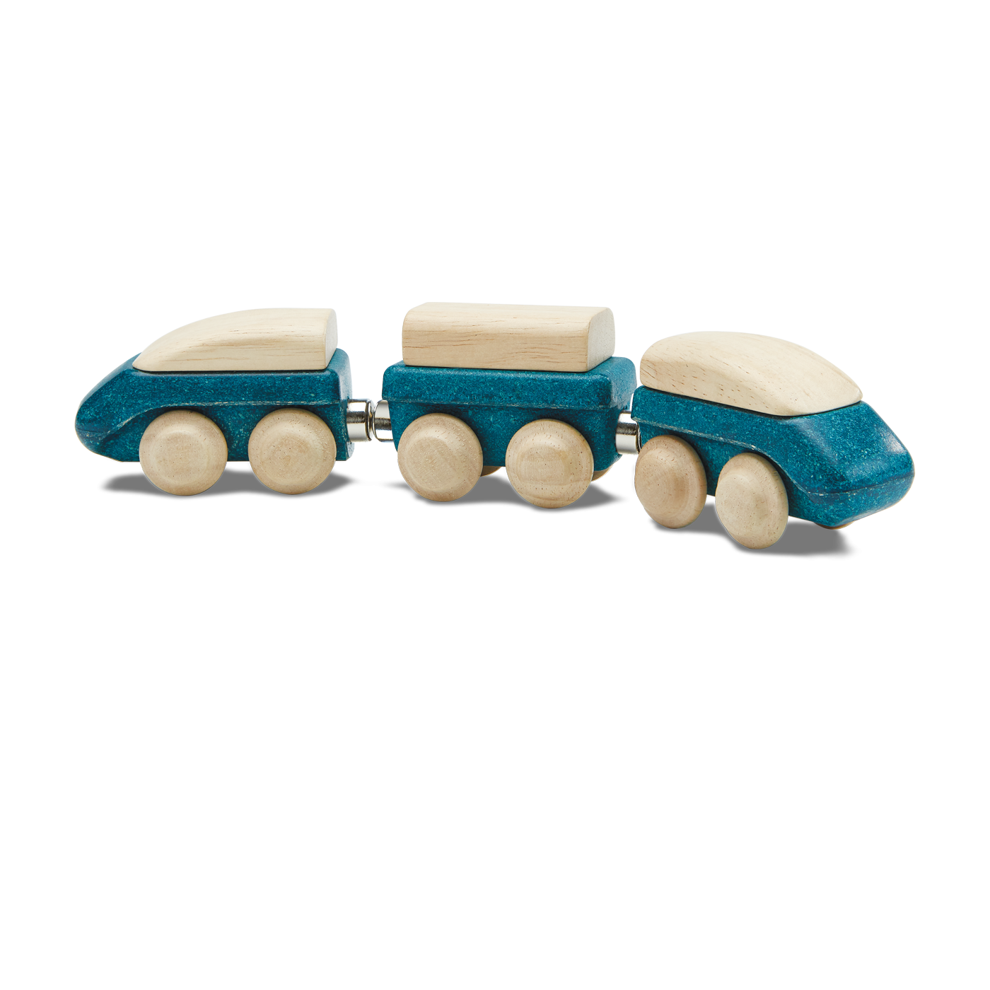 Plantoys Hybrid Train Blauw