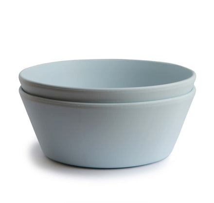 Mushie Set 2 Bowls Rond | Powder Blue