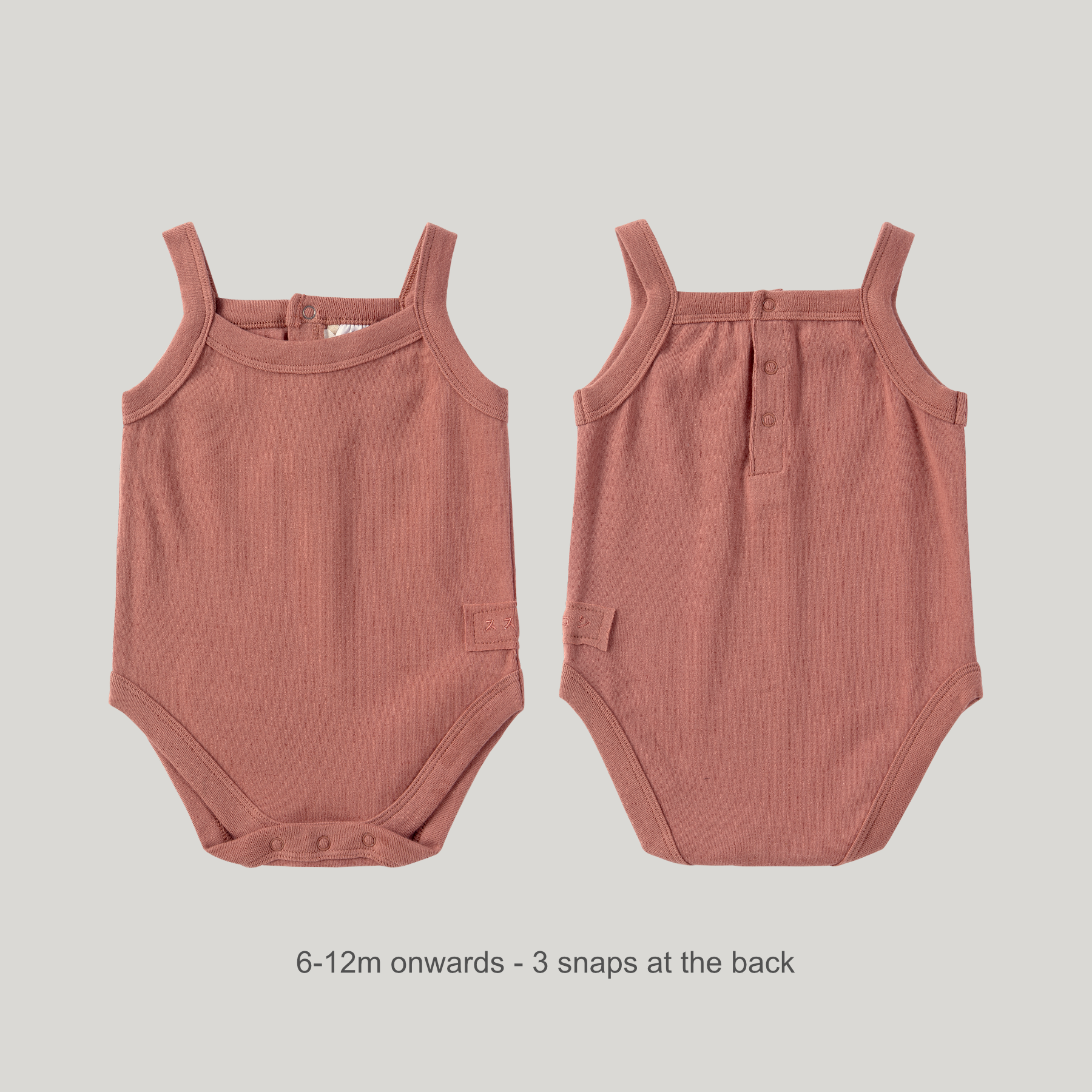 zzz Susukoshi Romper | Terracotta