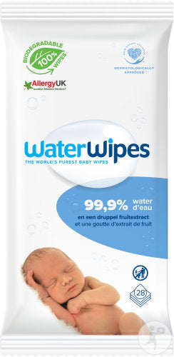 WaterWipes Bio Baby Billendoekjes | 28 Stuks