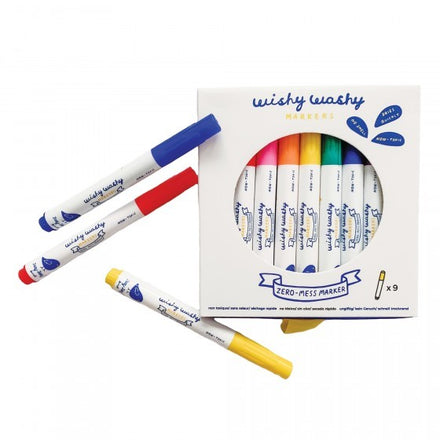 Jaq Jaq Bird Wishy Washy Markers 9st