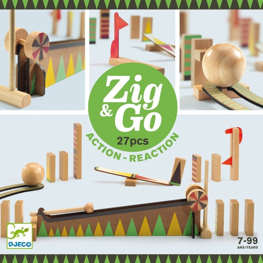 Djeco Zig & Go Parcours 27PCS Big Ball